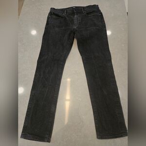 J. Crew Flex 33x32 Slim Black Jeans